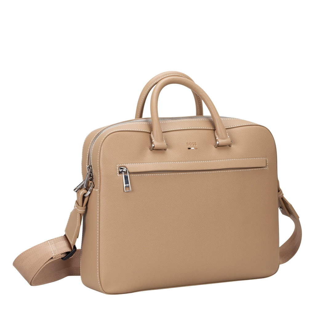Hugo Boss Ray Document Case - Med Beige 260